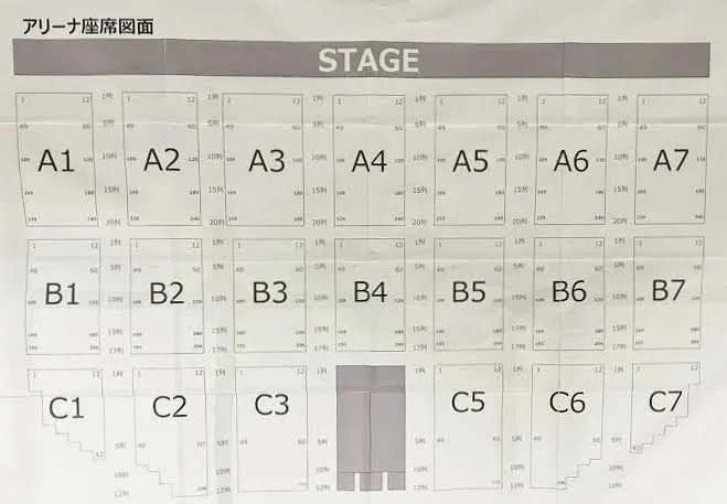 aespa 日本 プレミアム ショーケース2022 〜SYNK〜 ぴあアリーナの座席表