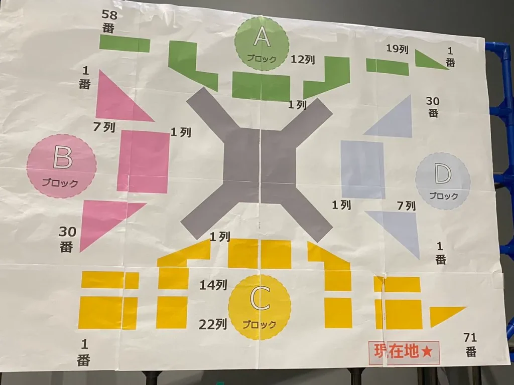 KCON 2022 日本 有明アリーナの座席表