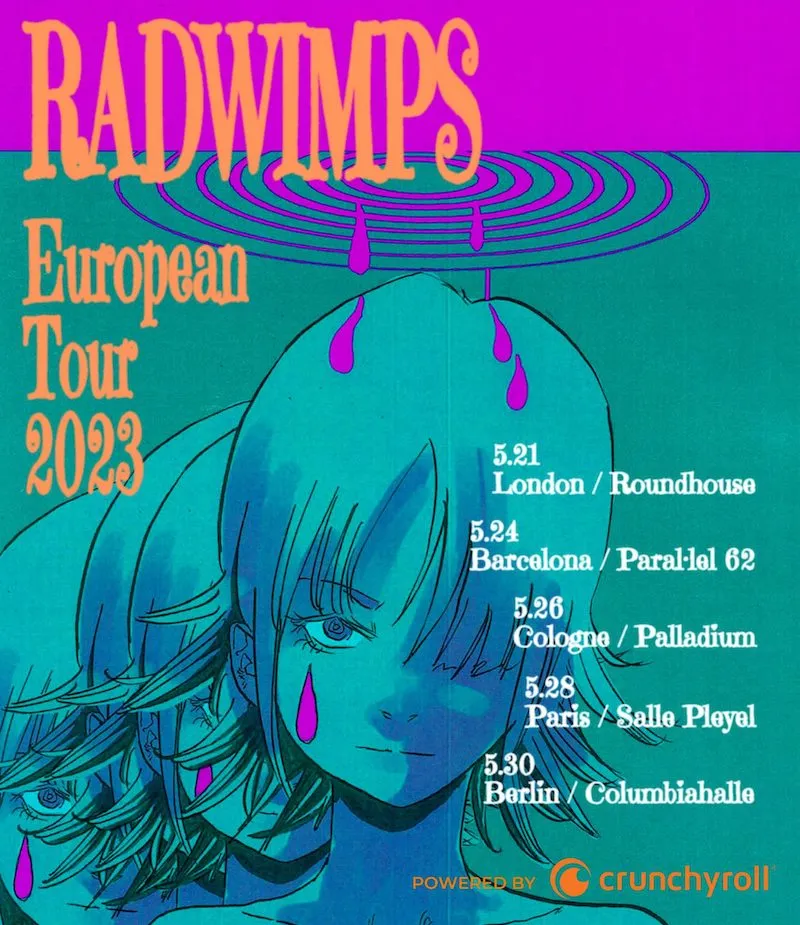 RADWIMPS ヨーロッパツアー 2023 セトリ