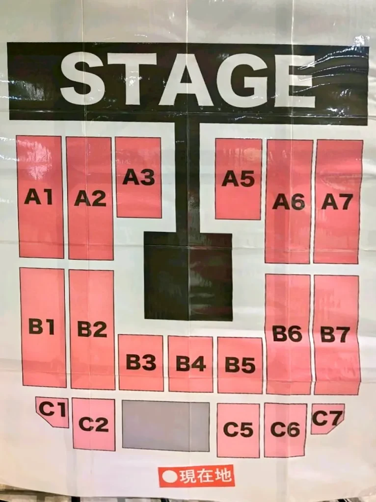 XG ショーケース 2023 “NEW DNA” ぴあアリーナの座席表