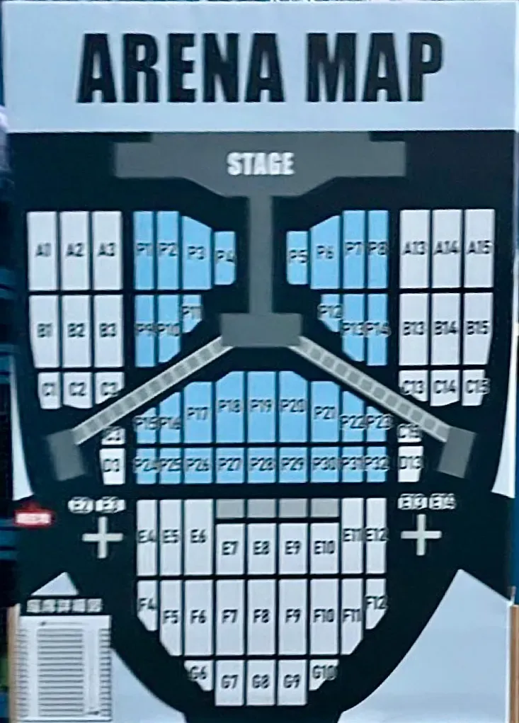 TREASURE ライブツアー 2024 [REBOOT] IN JAPAN 京セラドーム大阪の座席表